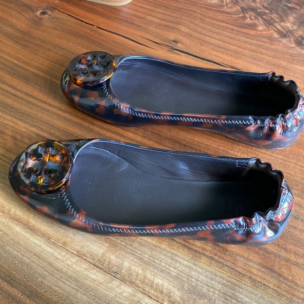 Size 7 Tory Burch Tortoise Shell Flats